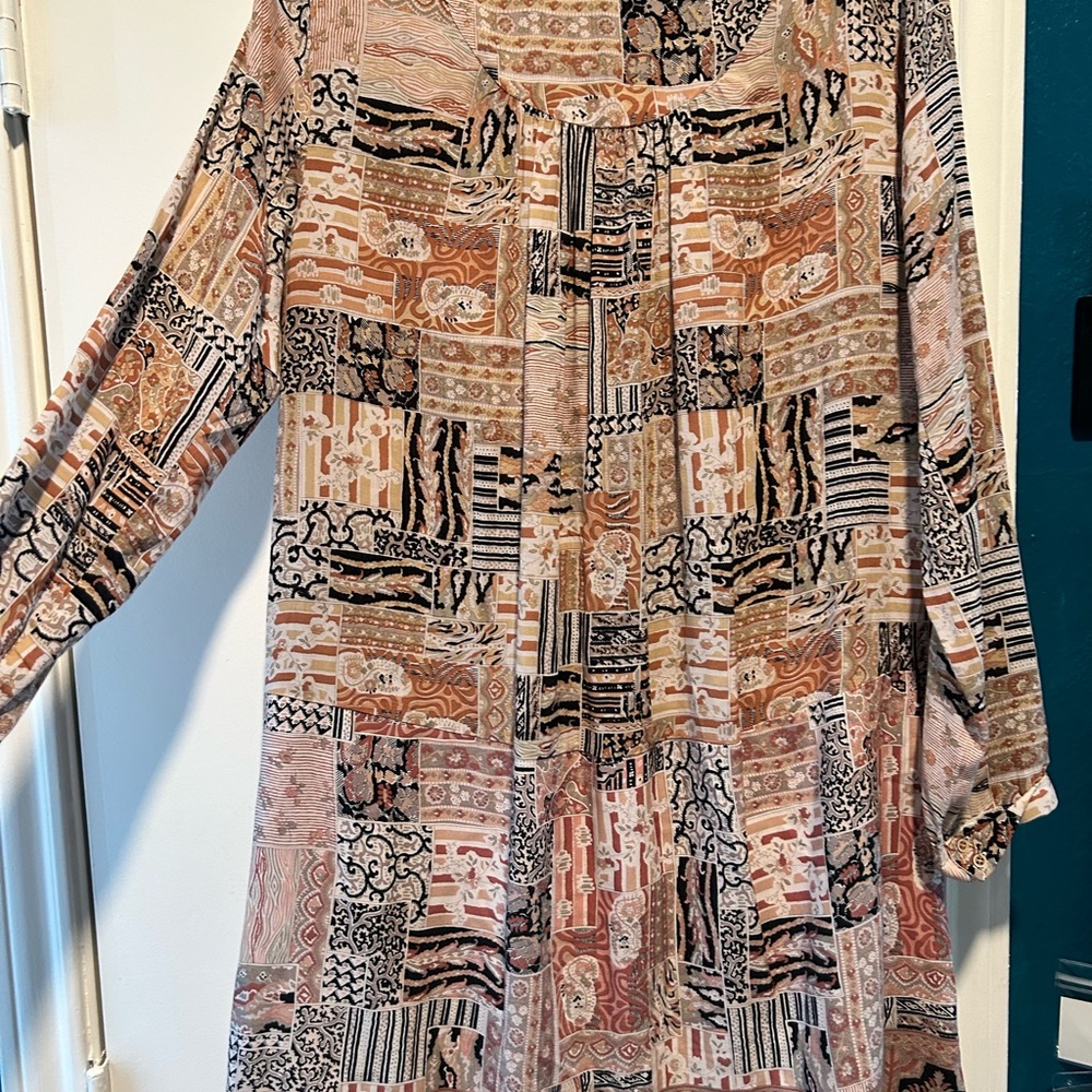 Anthropologie Tiny Multicolor Patchwork Dress - image 5